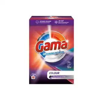 PLUS Gama poeder wasmiddel regulier 18sc aanbieding