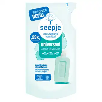 PLUS Seepje Wasmiddel Refill Sprankelende Jasmijn aanbieding