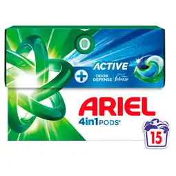 PLUS Ariel + Pods 4in1 active odor defense aanbieding