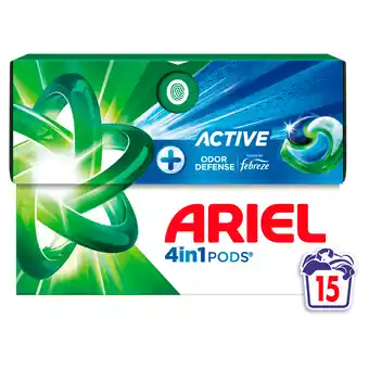 PLUS Ariel + Pods 4in1 active odor defense aanbieding