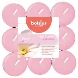 PLUS Bolsius Geurtheelicht true scents magnolia aanbieding