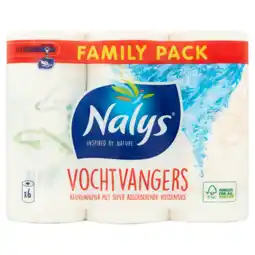 PLUS NALYS Vochtvangers keukenpapier aanbieding
