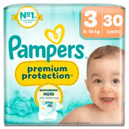 PLUS Pampers Premium Protection maat 3 Key size aanbieding