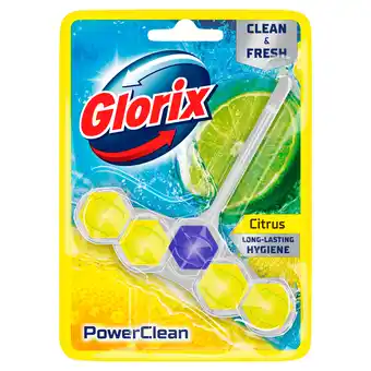 PLUS Glorix powerclean toiletblok citrus aanbieding
