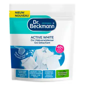 PLUS Dr. Beckman Active White oxi vlekverwijderaar aanbieding