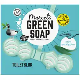 PLUS Marcel's Green Soap Toiletblok mint eucalyptus aanbieding