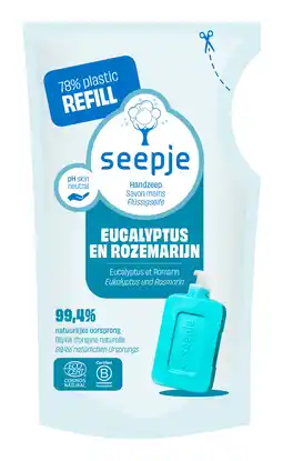 PLUS Seepje Handzeep Eucalyptu en Rozemarijn navul aanbieding