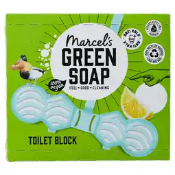PLUS Marcel's Green Soap Toiletblok lemon ginger aanbieding