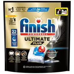 PLUS Finish Ultimate plus regular vaatwascapsules aanbieding