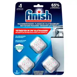PLUS Finish Machinereiniger tijdens de wasbeurt aanbieding