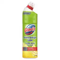 PLUS Glorix wc gel zonder bleek limoen aanbieding