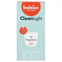 PLUS Bolsius Navulling Clean Light pack 2 zero aanbieding