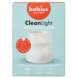 PLUS Bolsius Starterkit Clean Light wit aanbieding