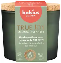 PLUS Bolsius Geurglas kurk True Joy Botanic Freshn aanbieding