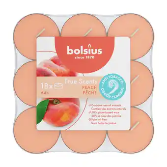 PLUS Bolsius Geurtheelichten 4u True Scents Peach aanbieding