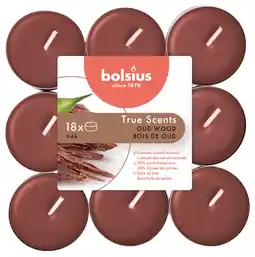 PLUS Bolsius Geurtheelicht true scents old wood aanbieding