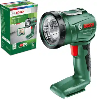 Amazon Bosch universele accu lamp 18 (zonder accu, 18 volt systeem, in doos) aanbieding
