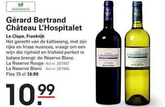 Sligro Gérard Bertrand Château L'Hospitalet aanbieding
