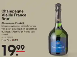 Sligro Champagne Vieille France Brut aanbieding
