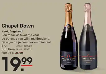 Sligro Chapel Down aanbieding