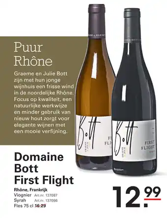 Sligro Domaine Bott First Flight aanbieding