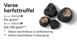 Sligro Verse herfsttruffel aanbieding