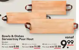 Sligro Bowls & Dishes Serveertray Puur Hout aanbieding