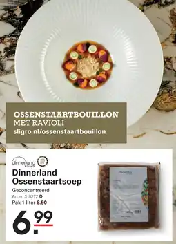 Sligro Dinnerland Ossenstaartsoep aanbieding
