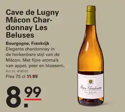 Sligro Cave de Lugny Mâcon Chardonnay Les Beluses aanbieding