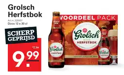 Sligro Grolsch Herfstbok aanbieding
