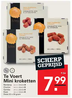 Sligro Te Voert Mini kroketten aanbieding