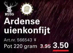 Sligro Ardense uienkonfijt aanbieding
