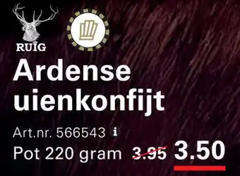 Sligro Ardense uienkonfijt aanbieding