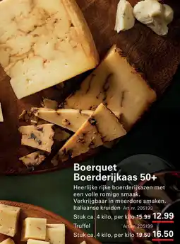 Sligro Boerquet Boerderijkaas 50+ aanbieding