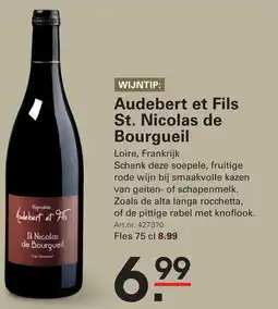 Sligro Audebert et Fils St. Nicolas de Bourgueil aanbieding