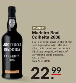 Sligro Madeira Boal Colheita 2008 aanbieding