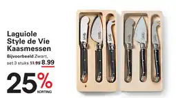 Sligro Laguiole Style de Vie Kaasmessen aanbieding