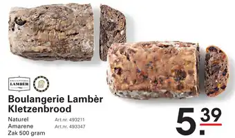 Sligro Boulangerie Lambèr Kletzenbrood aanbieding