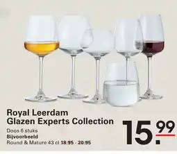 Sligro Royal Leerdam Glazen Experts Collection aanbieding