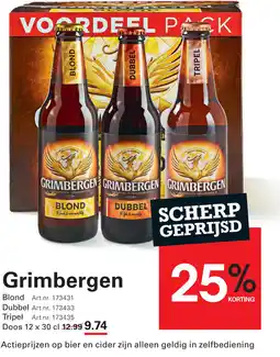 Sligro Grimbergen aanbieding