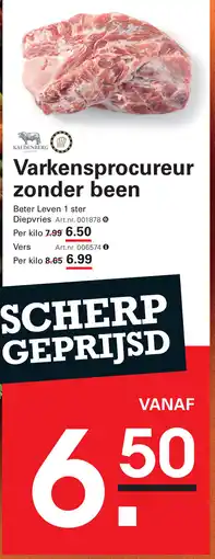 Sligro Varkensprocureur zonder been aanbieding