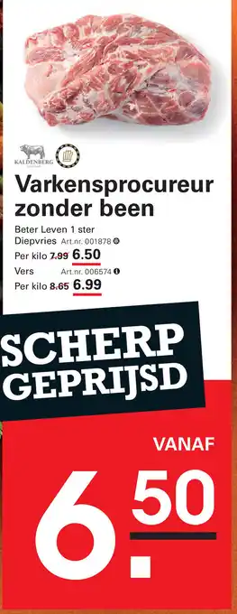 Sligro Varkensprocureur zonder been aanbieding