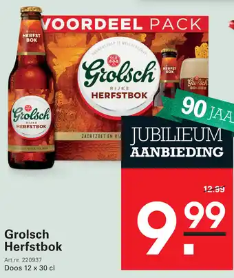 Sligro Grolsch Herfstbok aanbieding