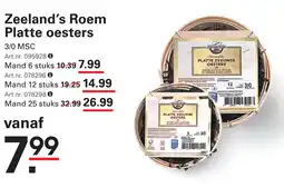 Sligro Zeeland's Roem Platte oesters aanbieding