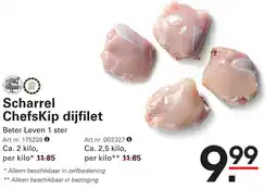 Sligro Scharrel Chefskip dijfilet aanbieding