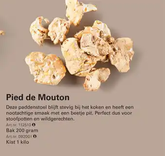 Sligro Pied de Mouton aanbieding