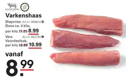 Sligro Varkenshaas aanbieding
