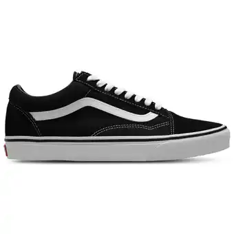 Foot Locker Vans Old Skool Sneakers Heren - Zwart - Maat 40.5 - Leer, Textil aanbieding