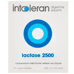 Holland & Barrett Intoleran Lactase 2500 - 100 tabletten aanbieding