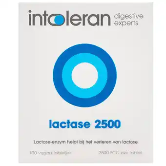 Holland & Barrett Intoleran Lactase 2500 - 100 tabletten aanbieding